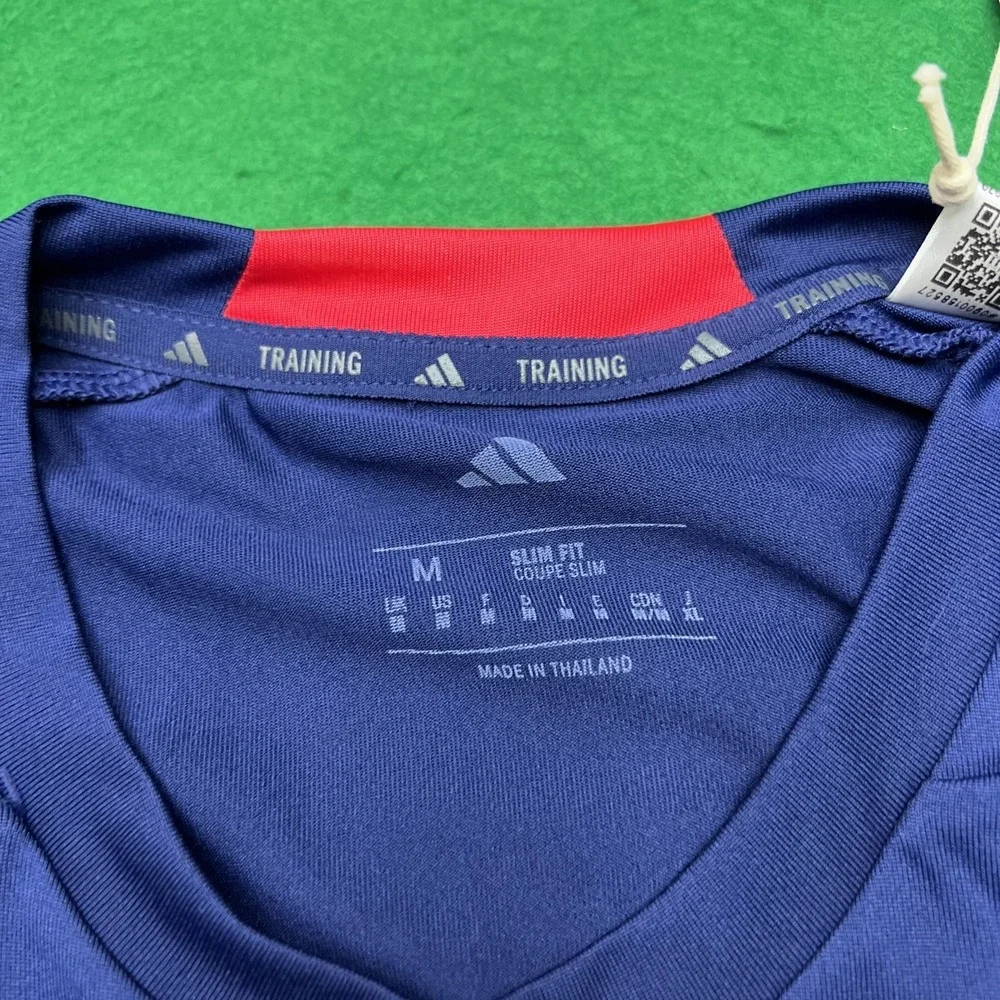 Adidas Men's D4 Heritage Training Tank Top Dark Blue Chalk White Size Medium